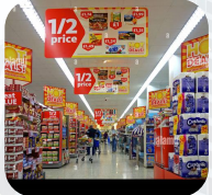 Hotspot branding on vehicles and public places in teal and navy color scheme