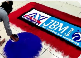 Innovative activations with interactive brand experiences in teal and navy color palette